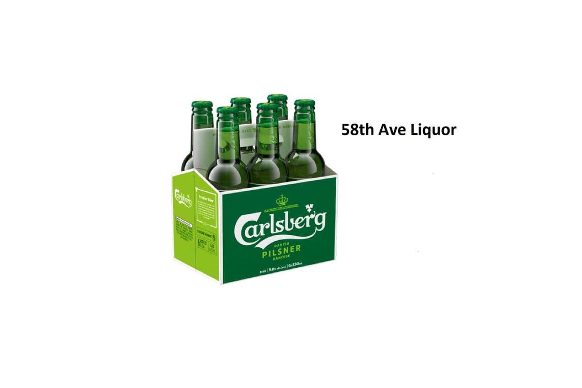 CARLSBERG PILSNER 6 BOTTLES (1 x 6x330ML)