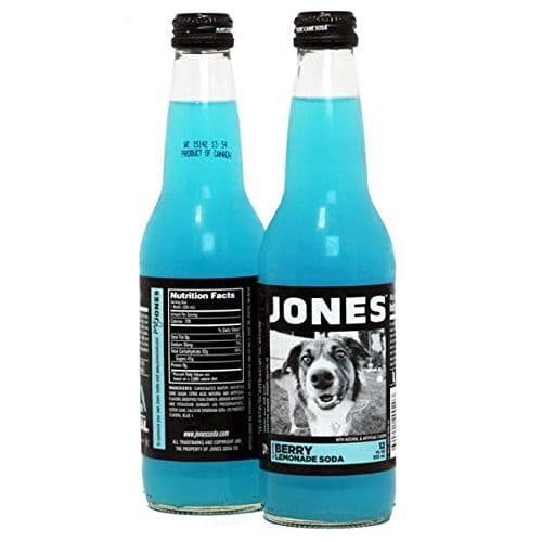 Jones Canne a Sucre Soda Lemonade de Baies e55ml/ / Jones Cane Sugar Soda Berry Lemonade 355ml