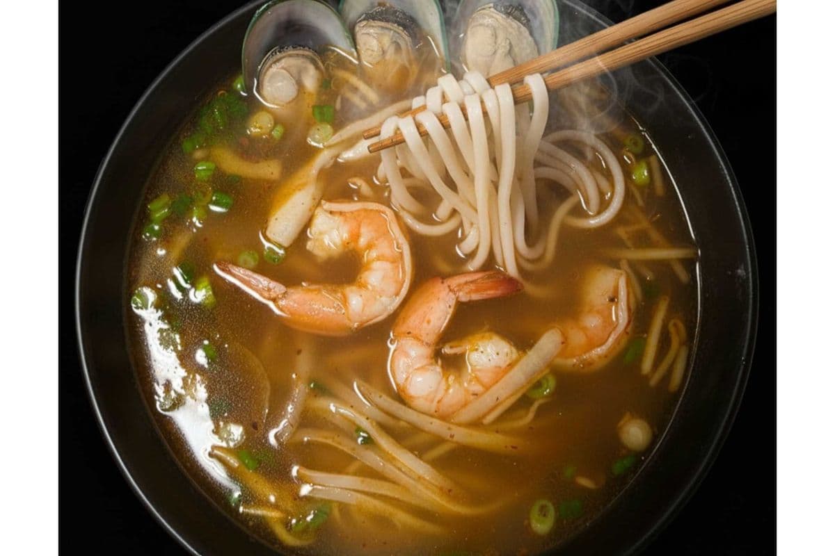 P13. SATE SEAFOOD PHO