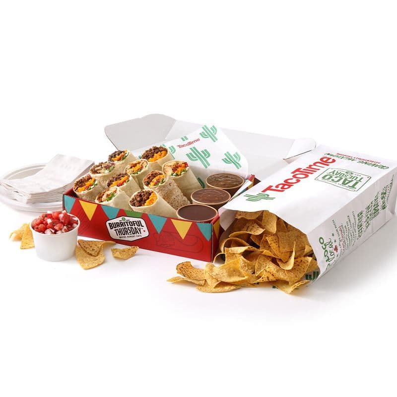 BOX 'O' BURRITOS - Serves 5 people