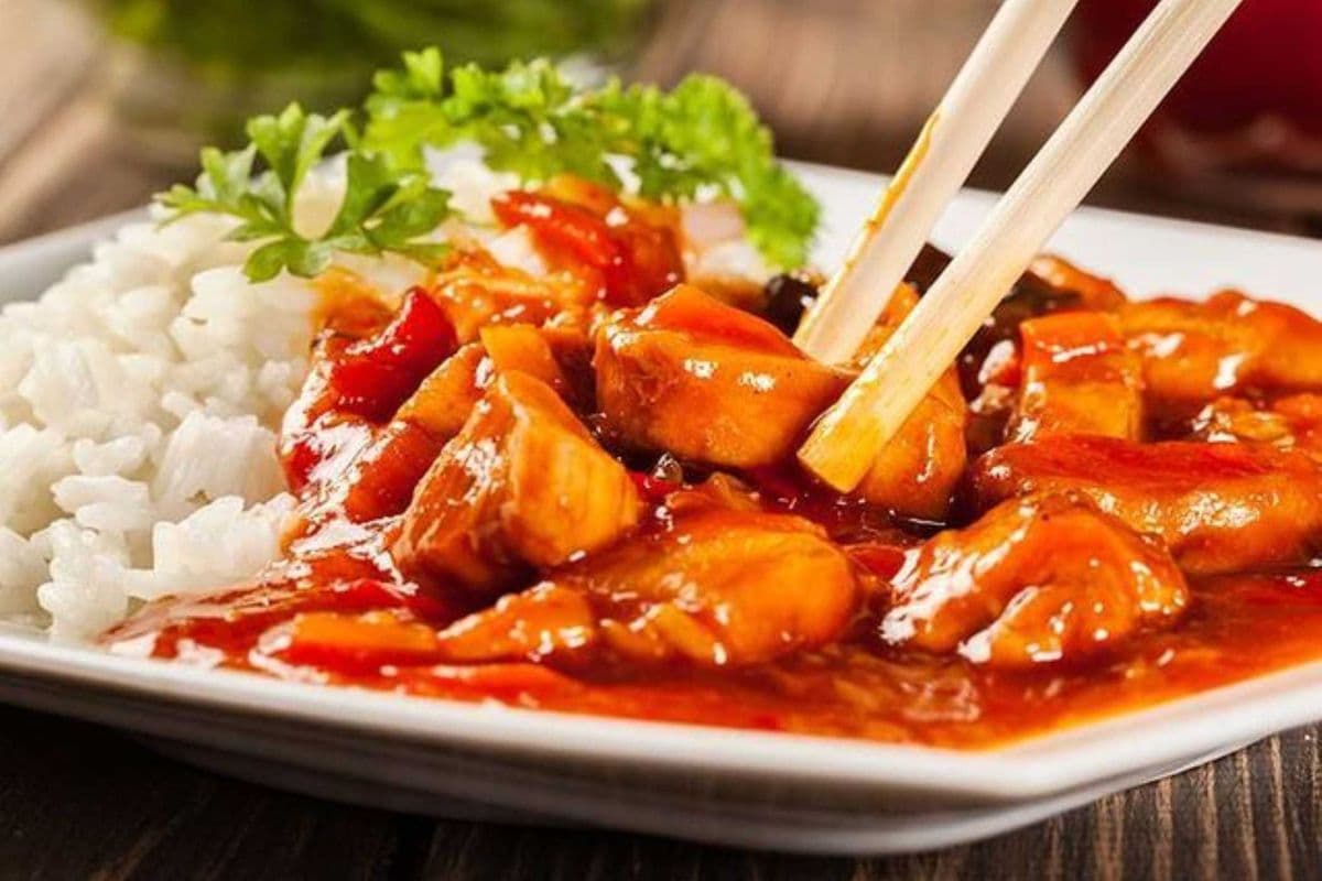 Sweet and Sour Manchurian Chicken