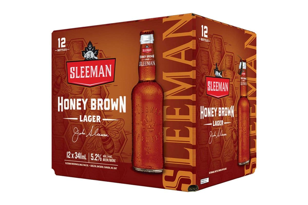 Sleeman Honey Brown (12 x 341 ml Bottles)