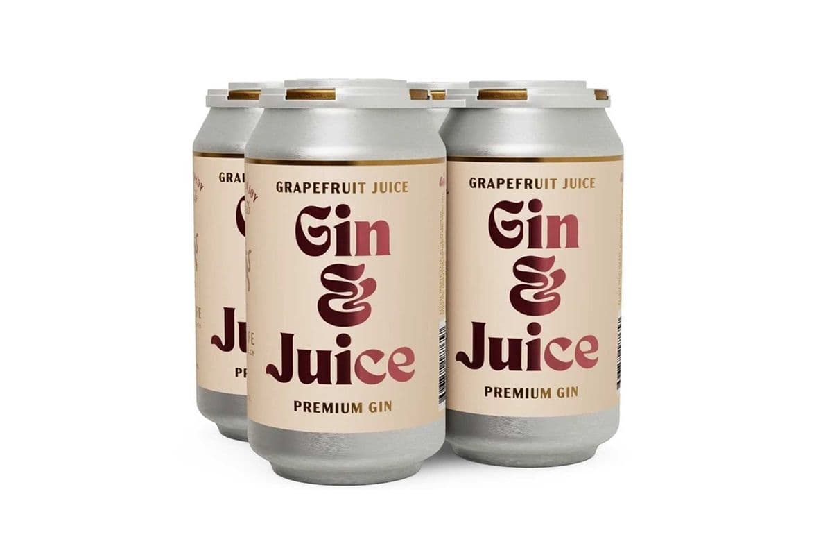 NiceLife Gin & Juice Grapefruit (4 Pack Cans) (4 x 355 ml)
