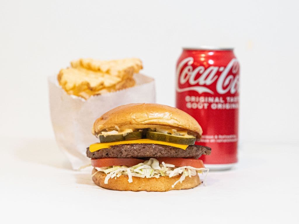 Combo Impossible Vegan Cheeseburger