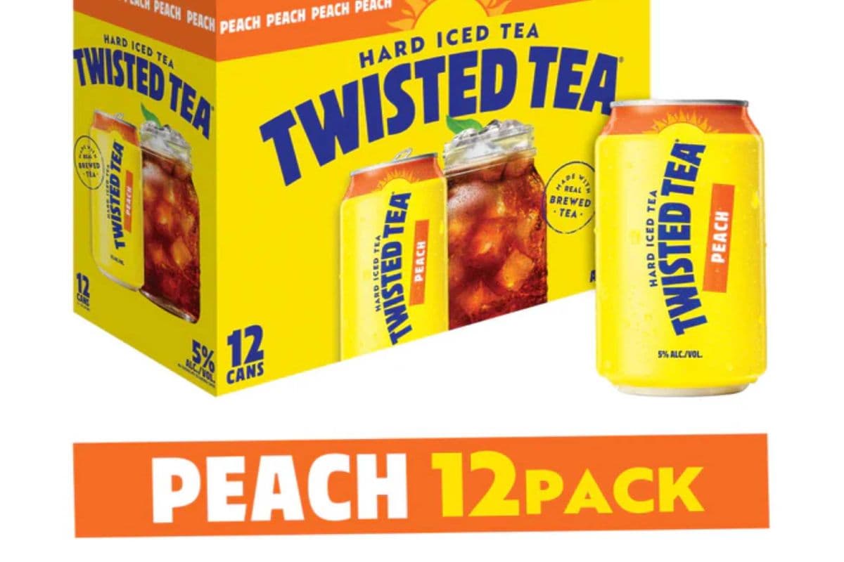 TWISTED TEA PEACH-12PK CAN (1 x 12*355ML)