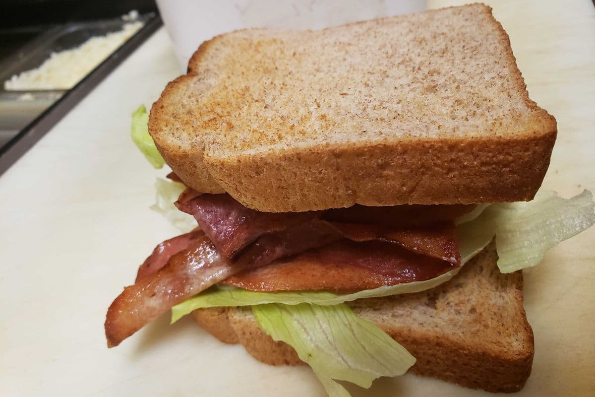 Bacon, Lettuce, and Tomato Sandwich