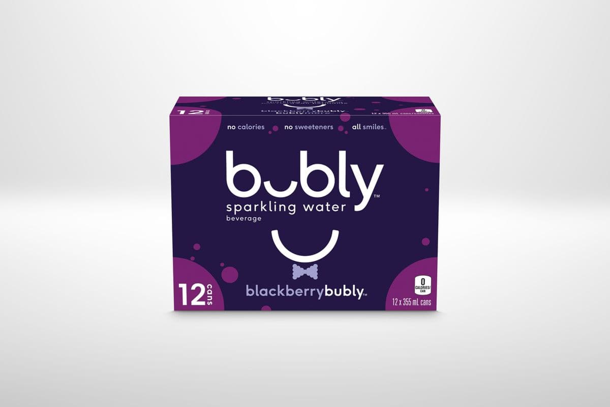 Bubly Blackberry 355 ml (12 Pack)