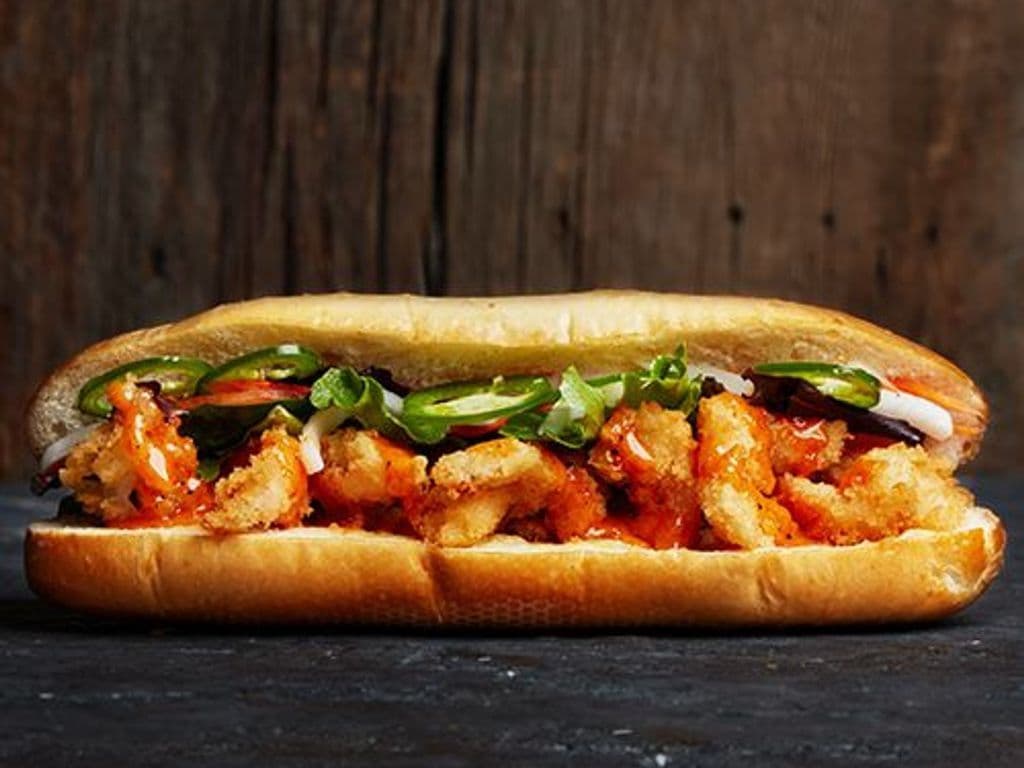 "Po Boy" - Popcorn Shrimp Bánh Mì