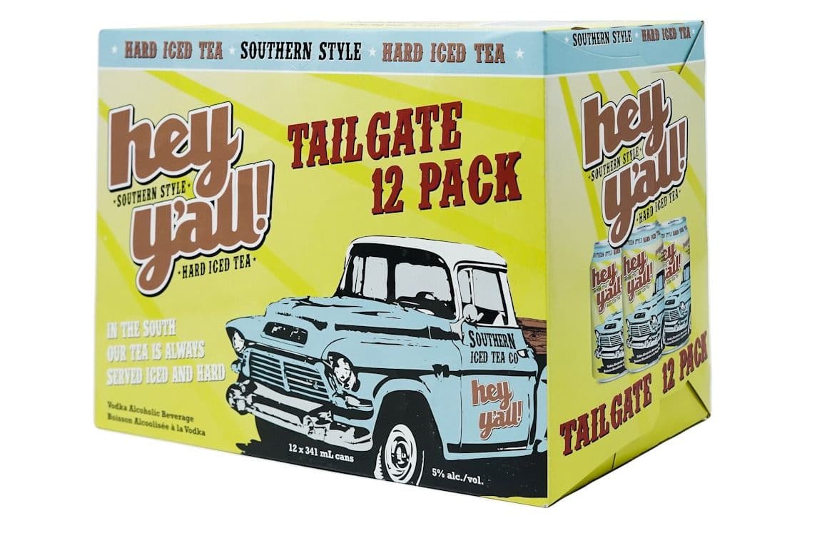 Hey Y'all Tailgate Hard Iced Tea (12 x 341 ml)