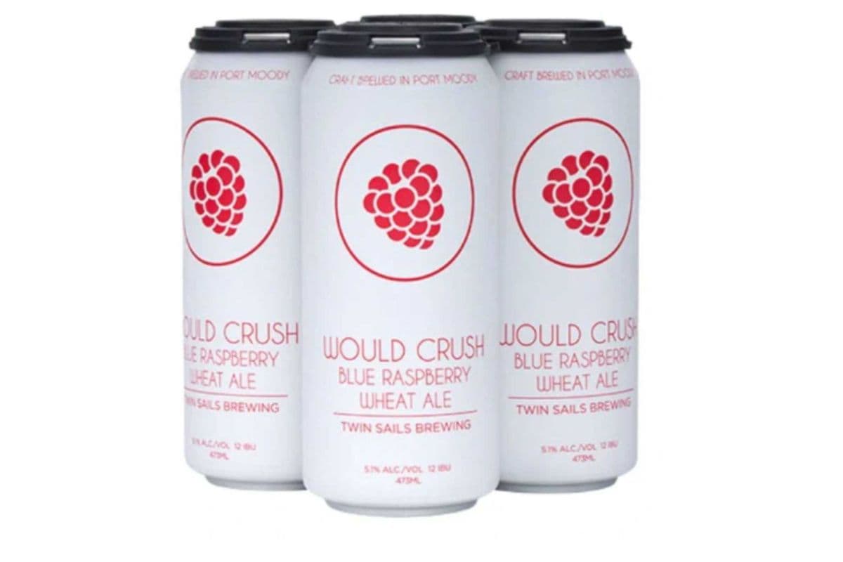 Twin Sails Blue Raspberry Would Crush Wheat Ale (4 x 473ml)