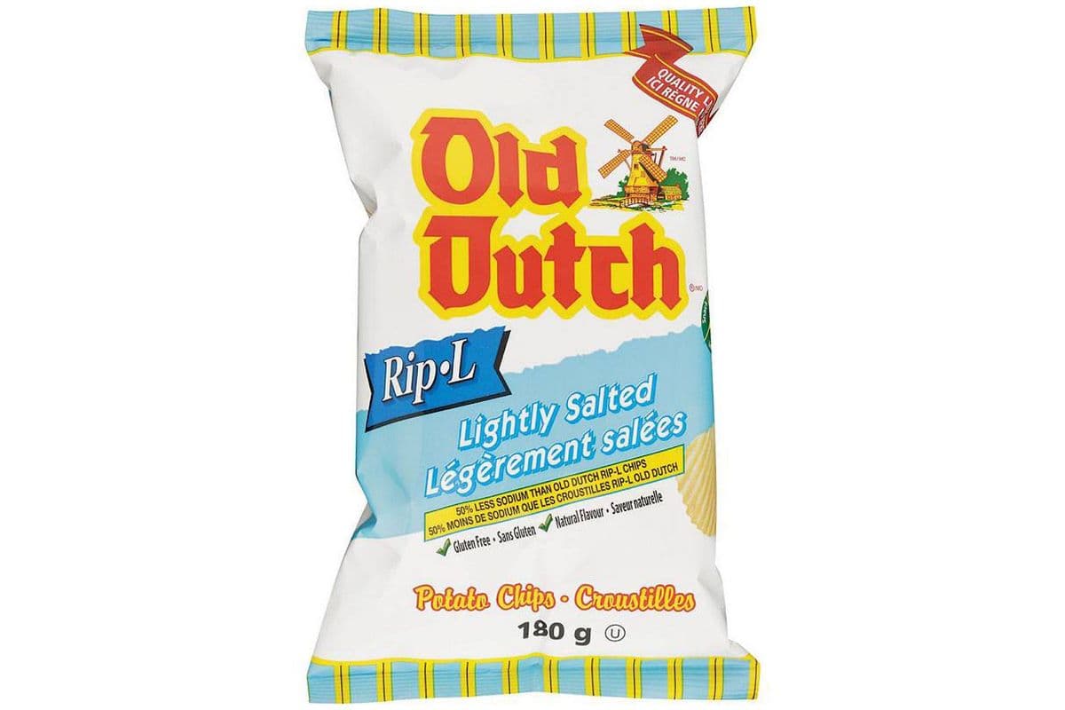 Old Dutch RIP-L - Légèrement Salées / Lightly Salted (180 g)