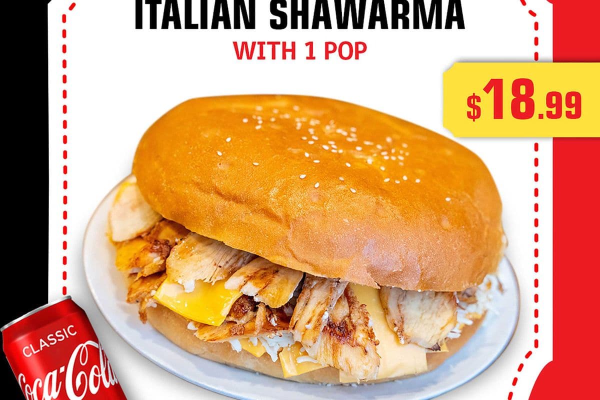 Wednesday Italian Shawarma Offer