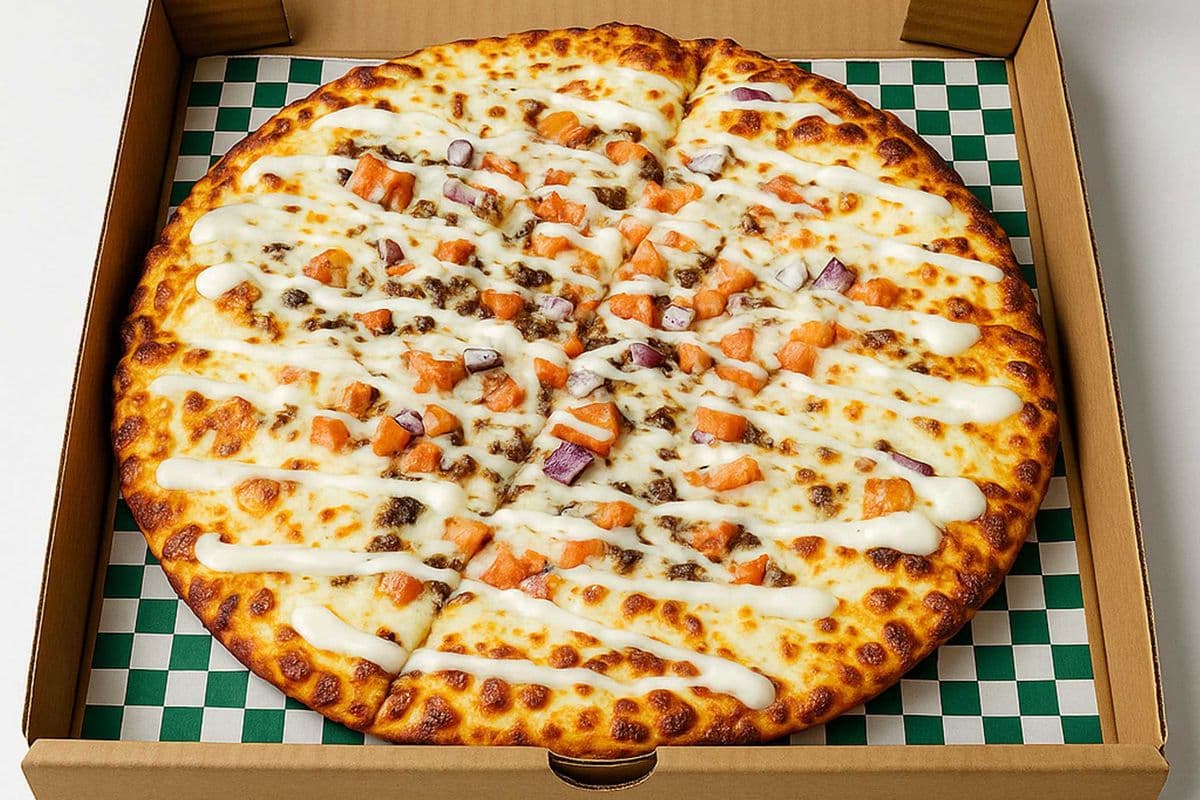 Beef Donair Pizza
