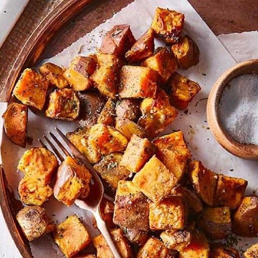 Sweet Potato Cubes / Cubes de patate douce