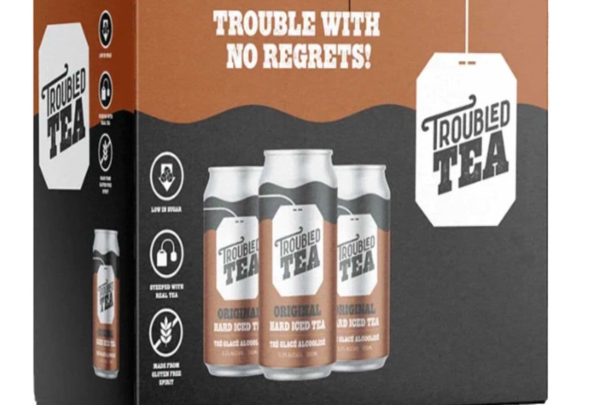 TROUBLED HARD ICE TEA 12*355ML (1 x 355ML)