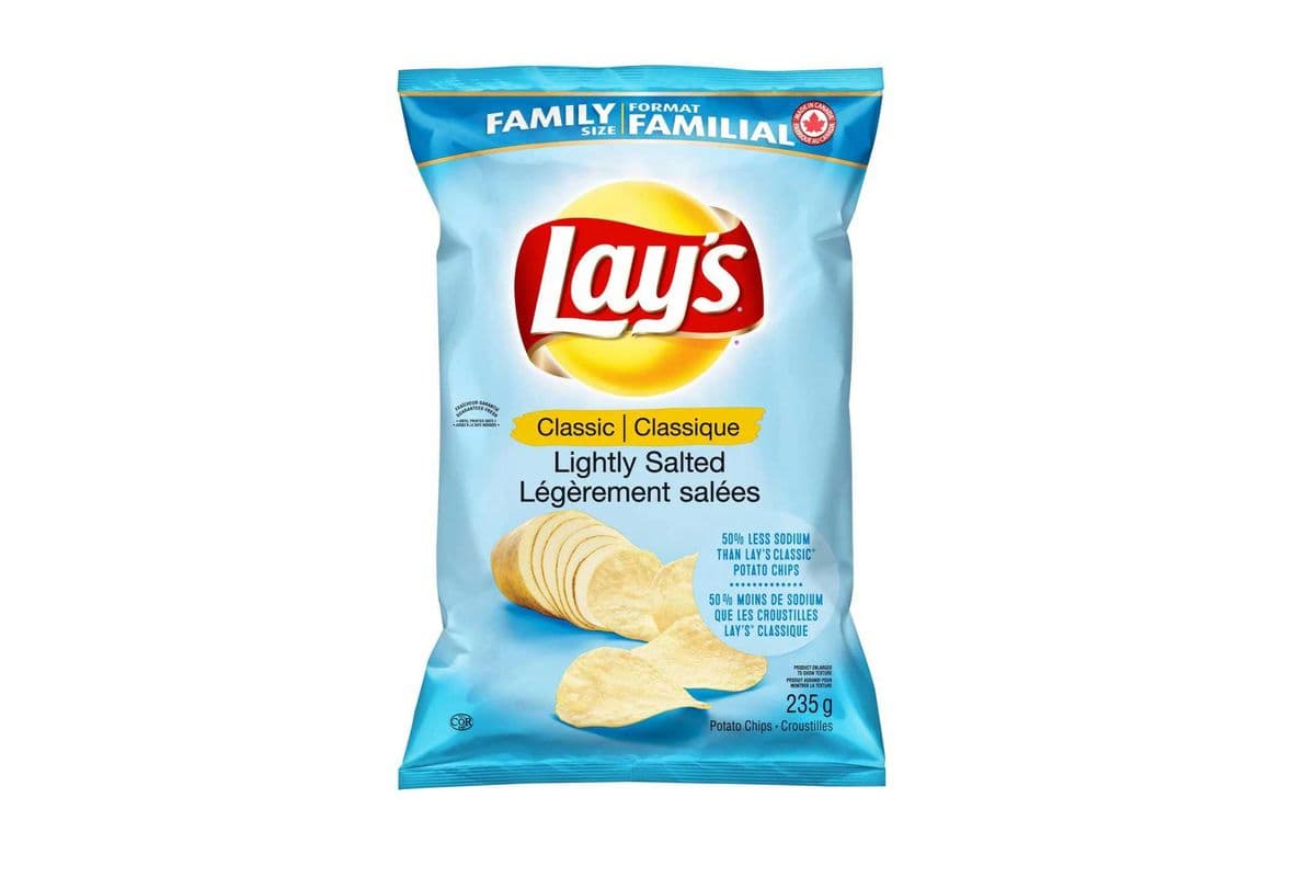Lays-Lightly Salted (220g)