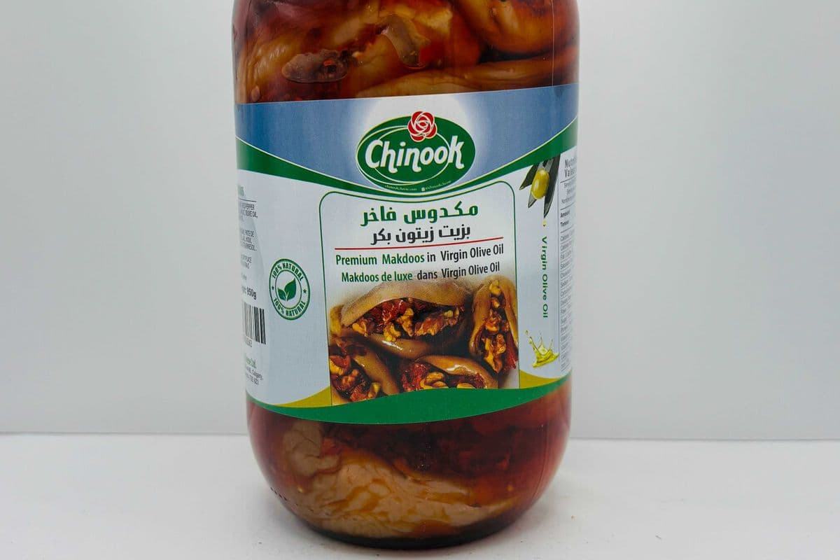 Chinook Premium Makdoos in Extra Virgin Olive Oil, 950 Grams (950g)
