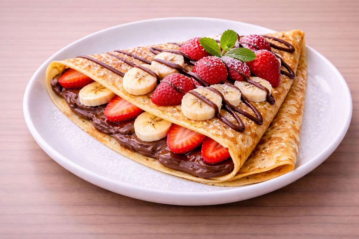No. 3. Banana Strawberry and Nutella