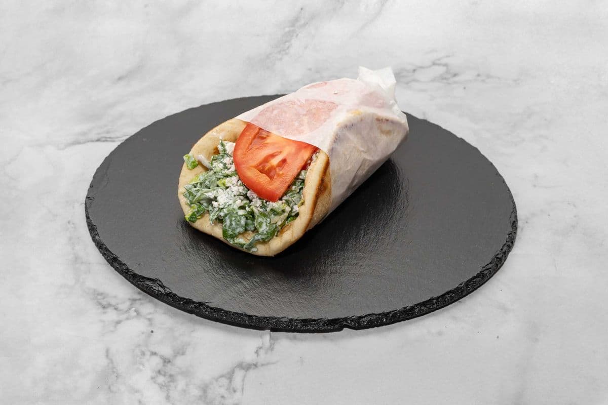 Greek Salad in a Pita