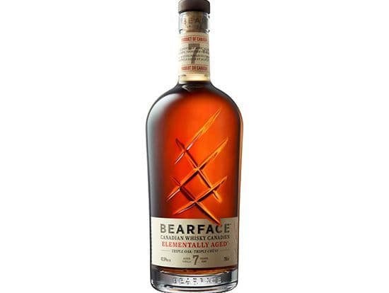 Bearface 7 Year Old Triple Oak, 750mL, whiskey (40% ABV)