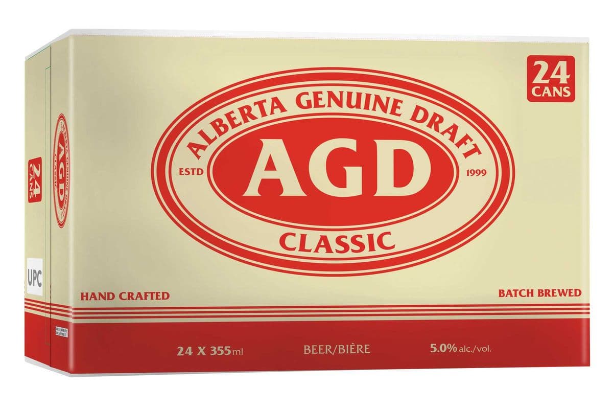 ALBERTA GENUINE DRAFT (AGD) (24 x 355ML)