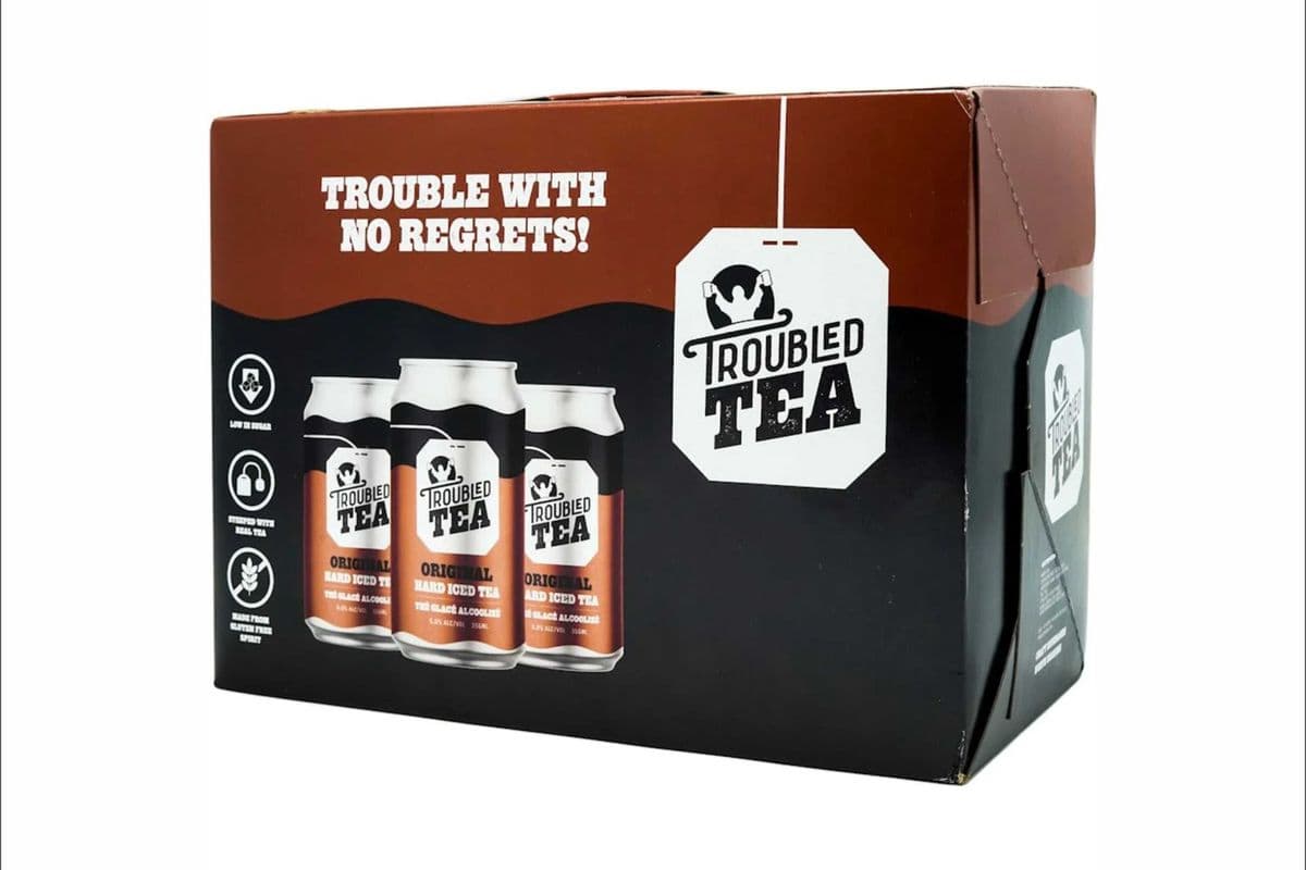 Troubled Tea Hard Iced Tea (12 Can Pack) (12 x 355ml)