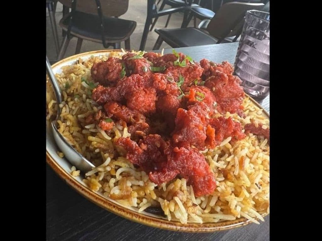 Ghee Roast Chicken Biryani