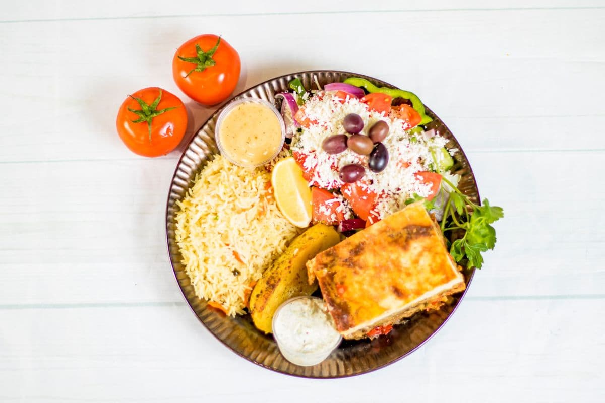 Moussaka Platter