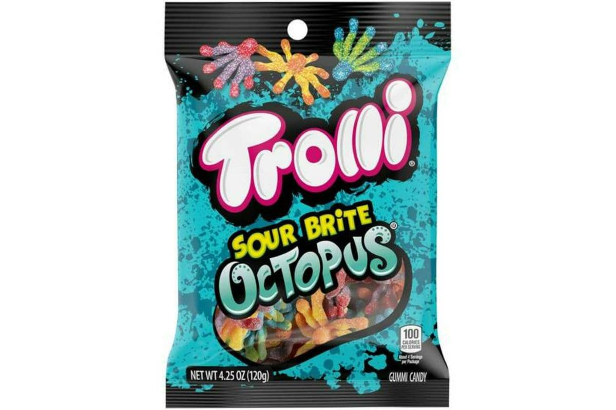 Trolli Sour Brite Octopus (120 g)