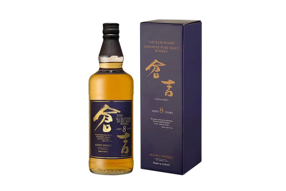 The Kurayoshi Japanese Pure Malt Whisky Aged 8 Years (1 x 700mL)