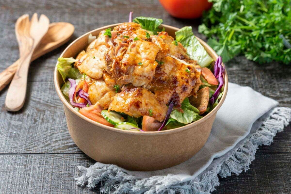 Chicken Shawarma Salad Bowl