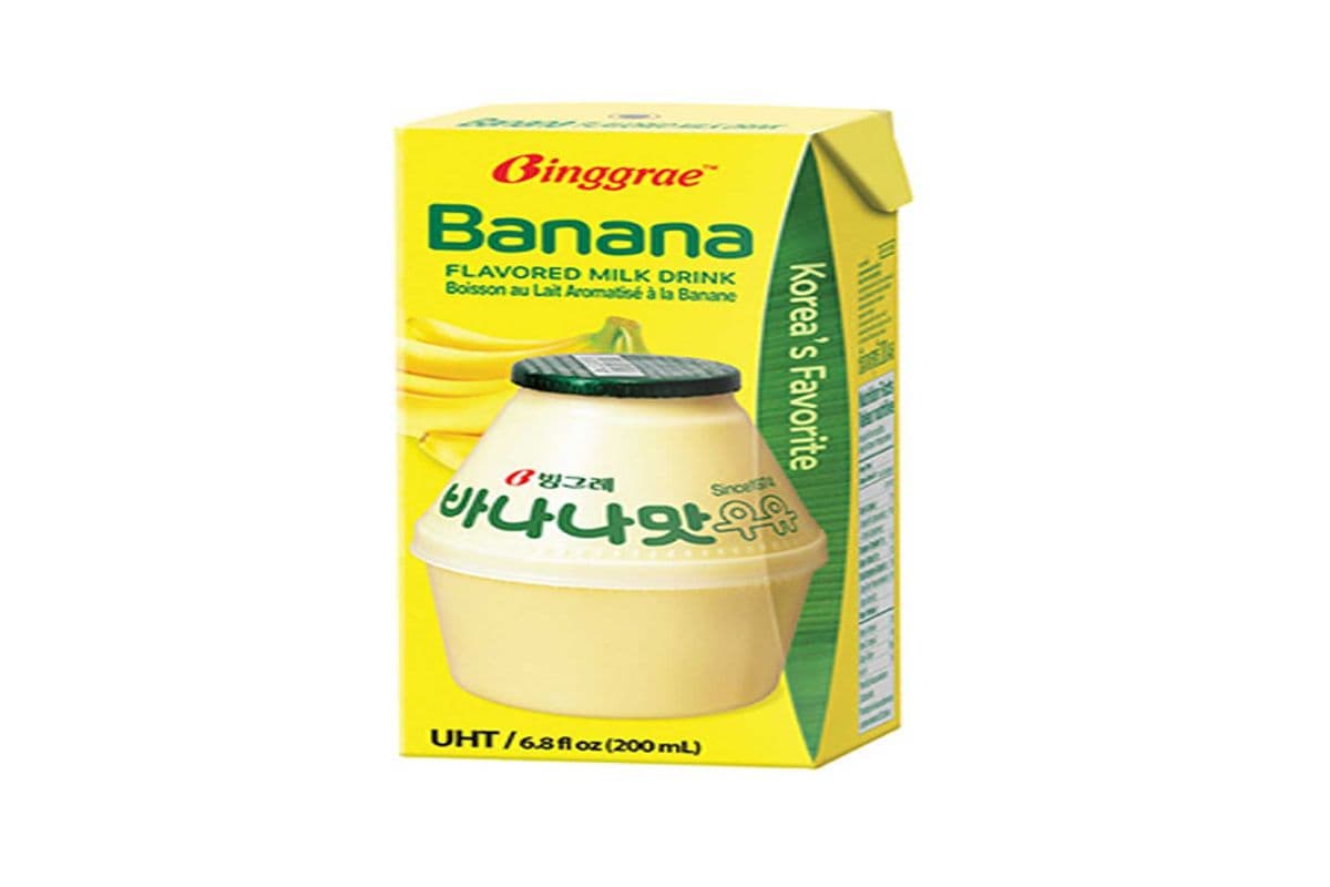 Korean Banana Milk (200ml) (208 Cal)