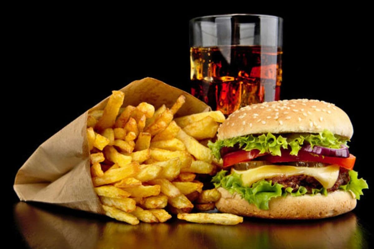 Combo-Burger, Fries and Drink