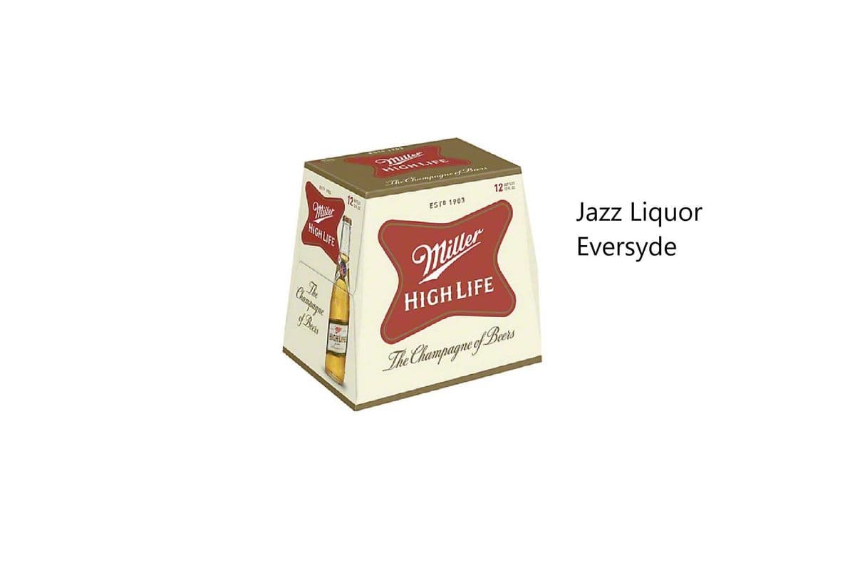 MILLER HIGH LIFE BOTTLE 12PKB (1 x 12x355ML)