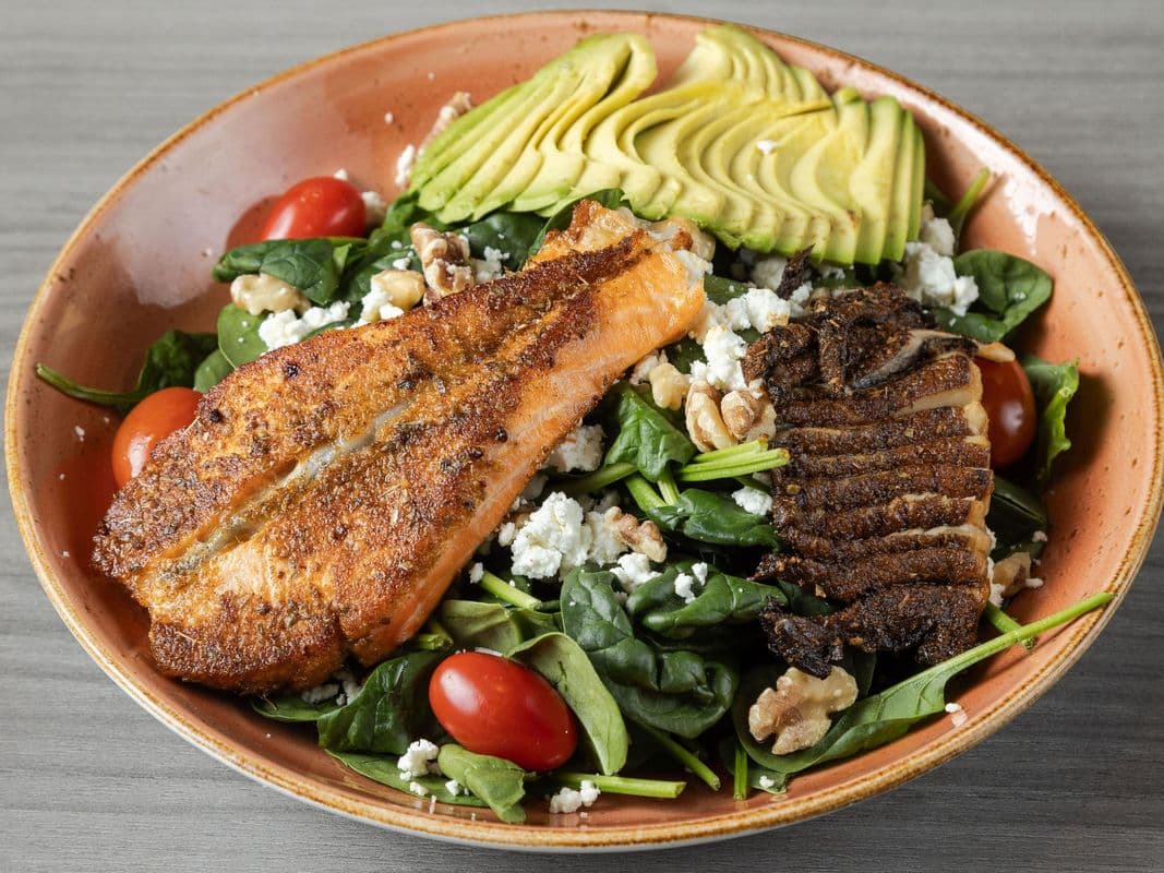GF**Portobello Salmon Salad
