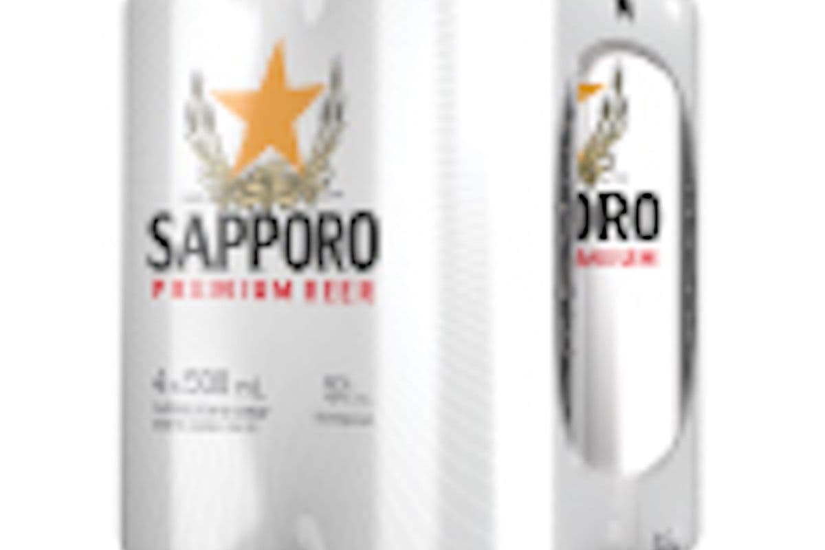 Sapporo 4 TALL CANS (4 x 500 ml Cans)