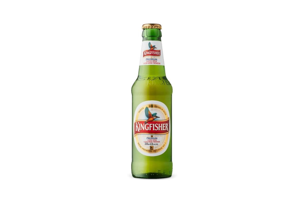 Kingfisher Premium Indian Lager Beer (1 x 330 mL bottle)