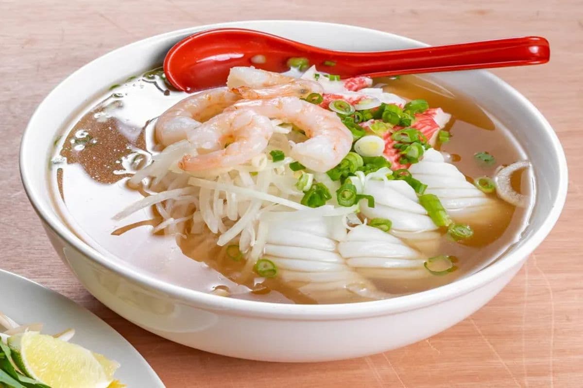 85. Tom Yum Seafood Noodle Soup (Thai Style)