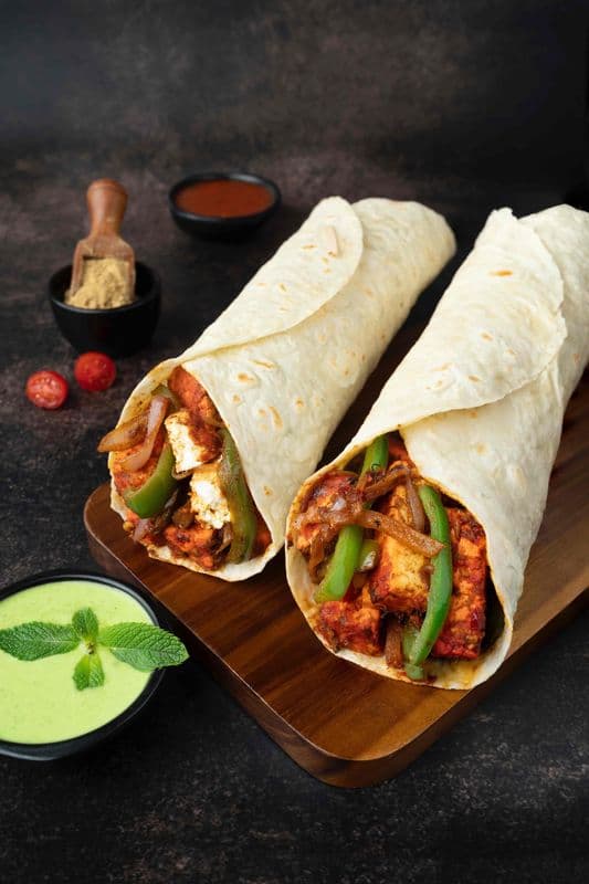 Paneer Tikka Wrap