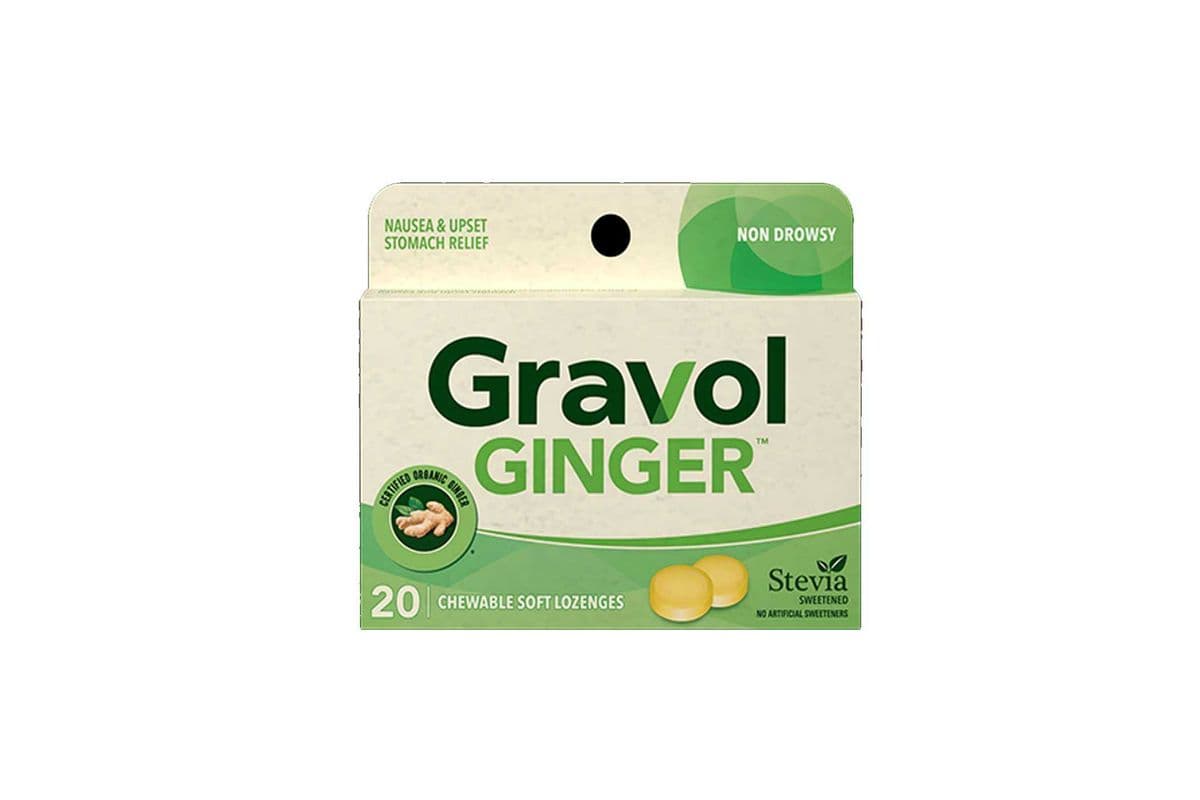 Gravol Ginger Non Drowsy 20 Chewable Soft Lozenges
