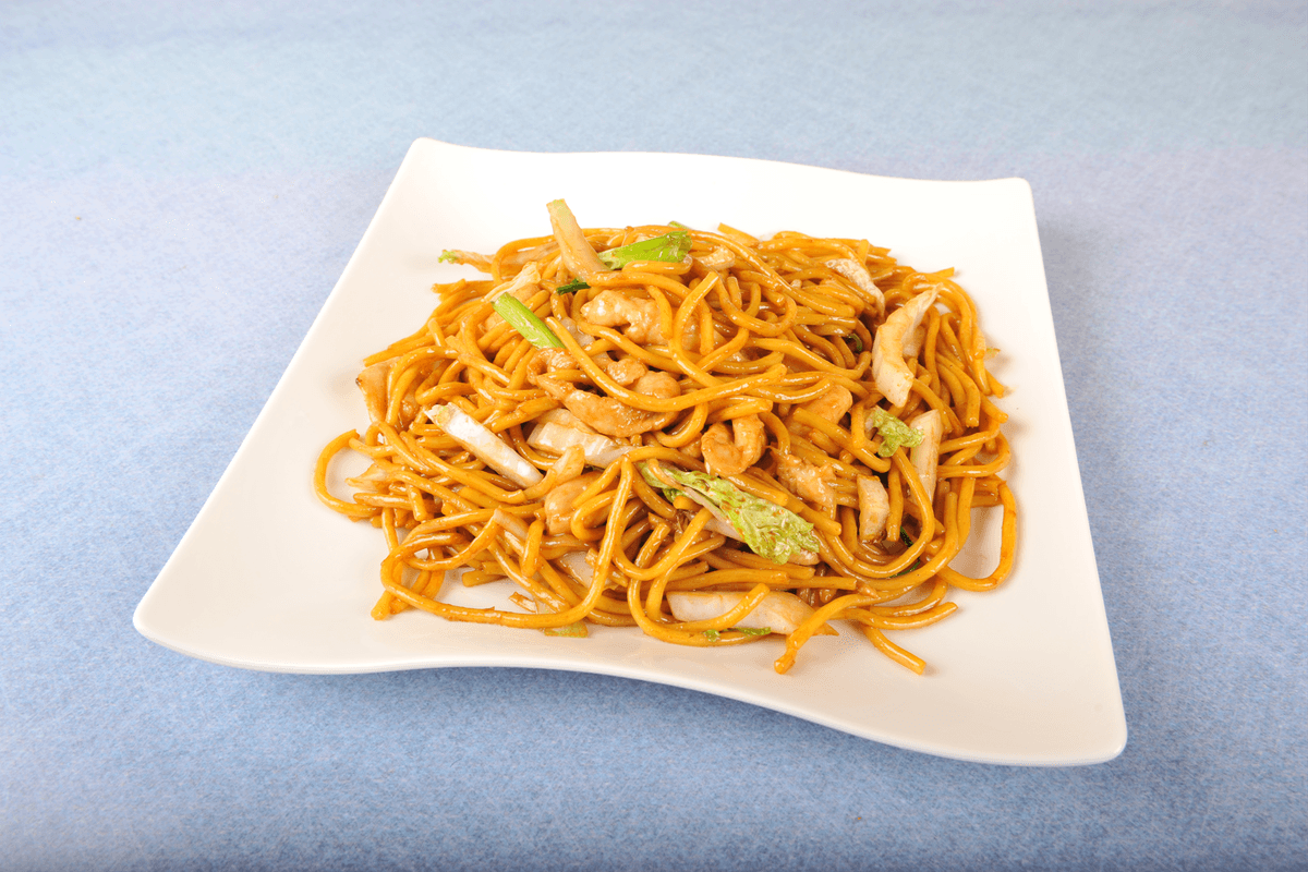 53. Chicken, Beef, or BBQ Pork Lo Mein