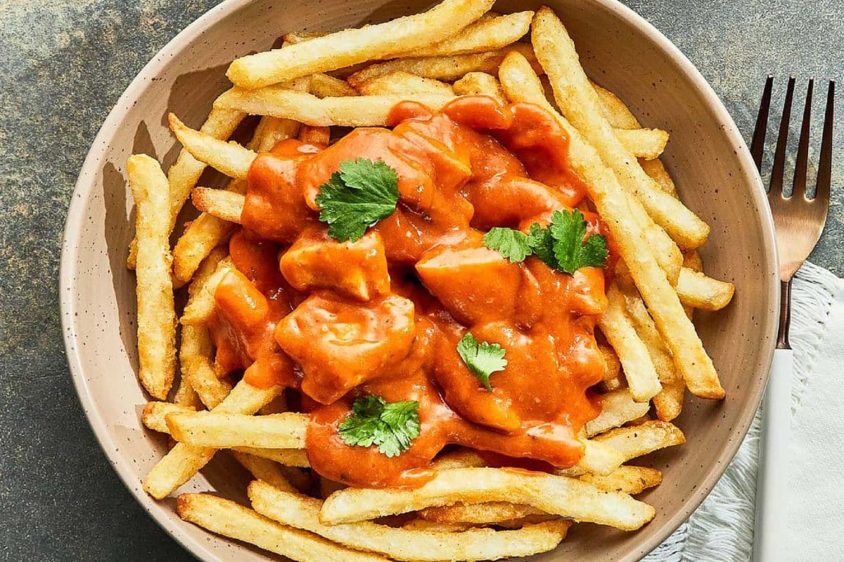 Butter Chicken Fries