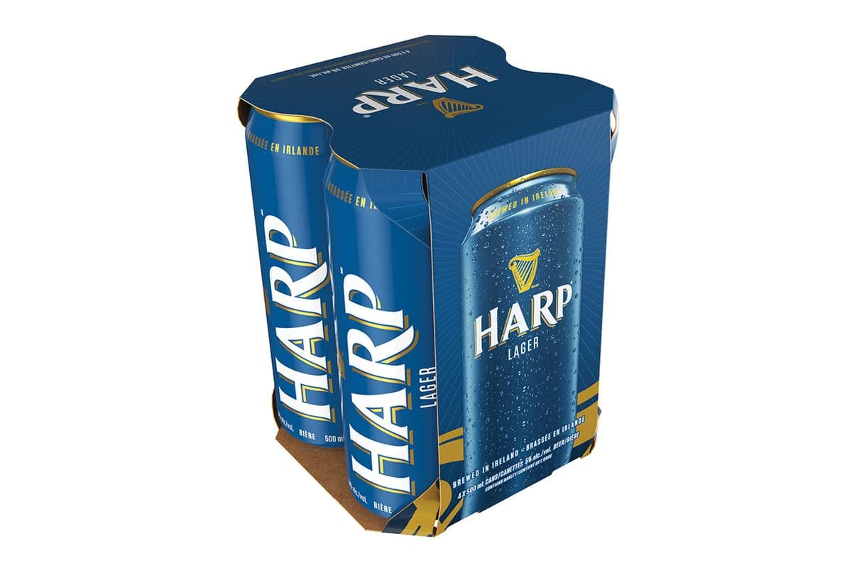 Harp Lager (4 Cans) (4 x 500 ml)