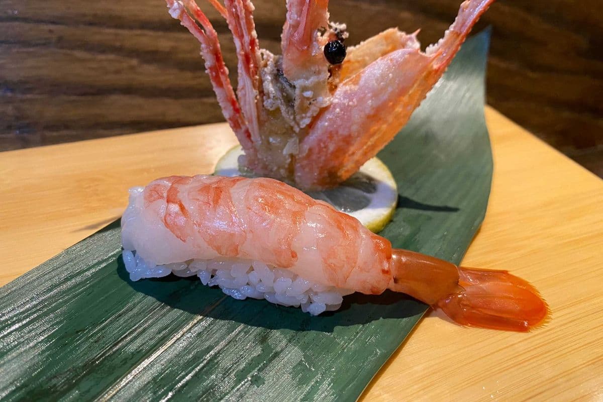 Torched Ebi Sushi (2pc)