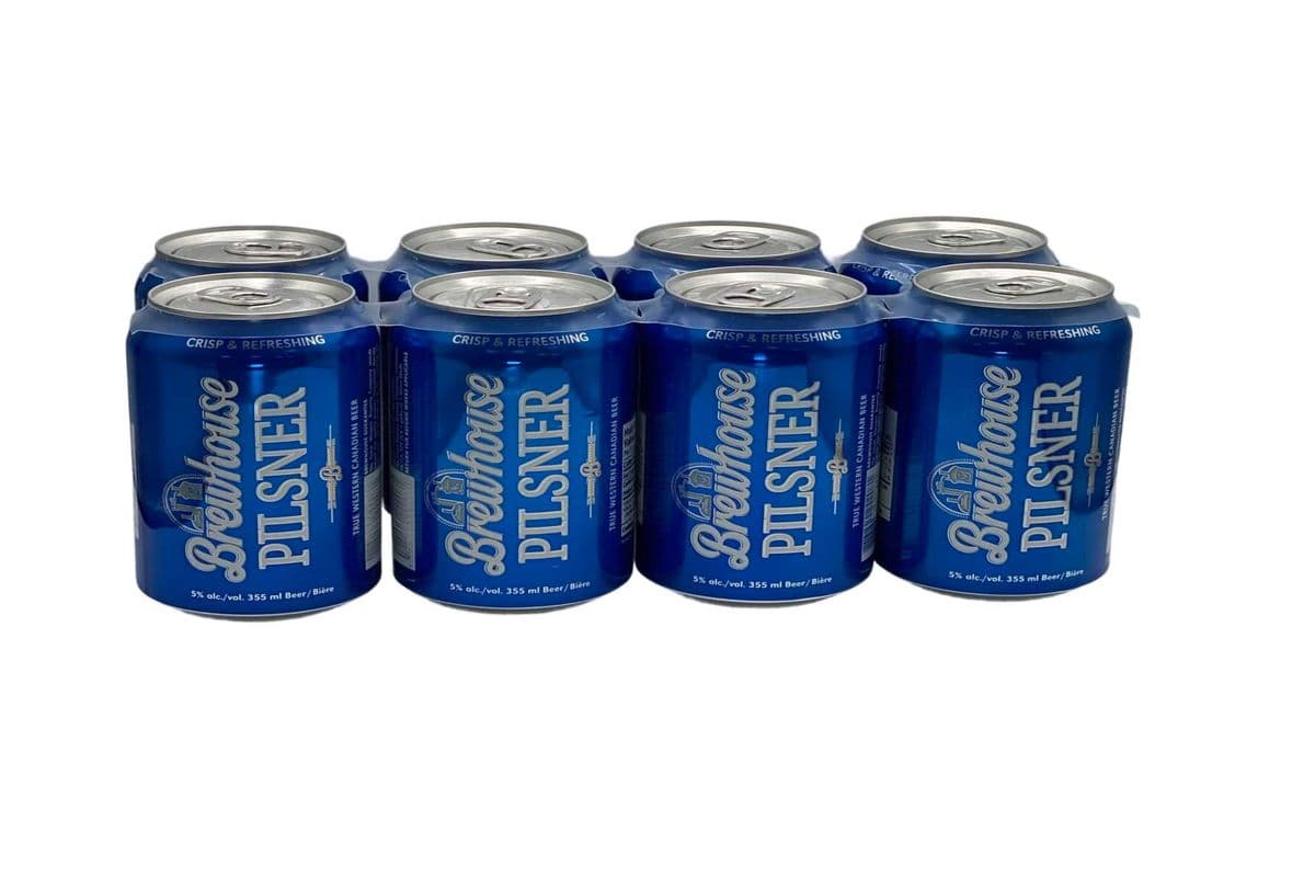 BREWHOUSE PILSNER 8*355ML CANS (1 x 355ML)
