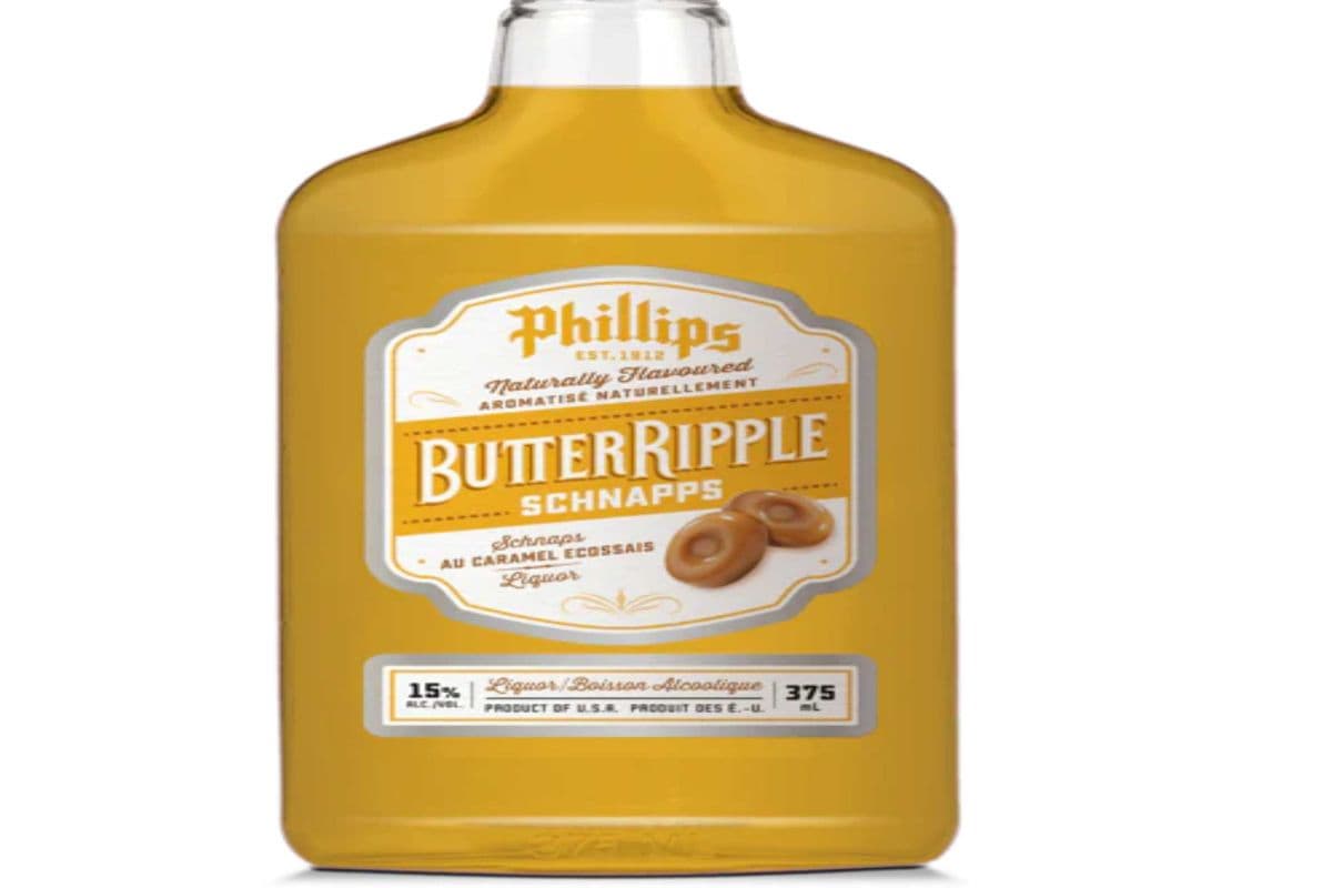 PHILLIPS BUTTER RIPPLE SCHNAPPS 375ML (1 x 375ML)