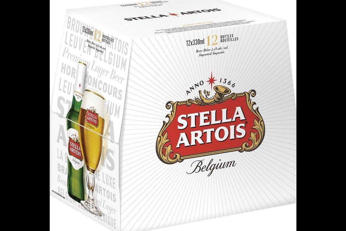 STELLA ARTOIS (12 x 330ML BOTTLES) (12 x 330ML)
