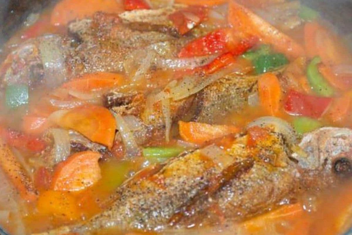 Brown Stew Fish