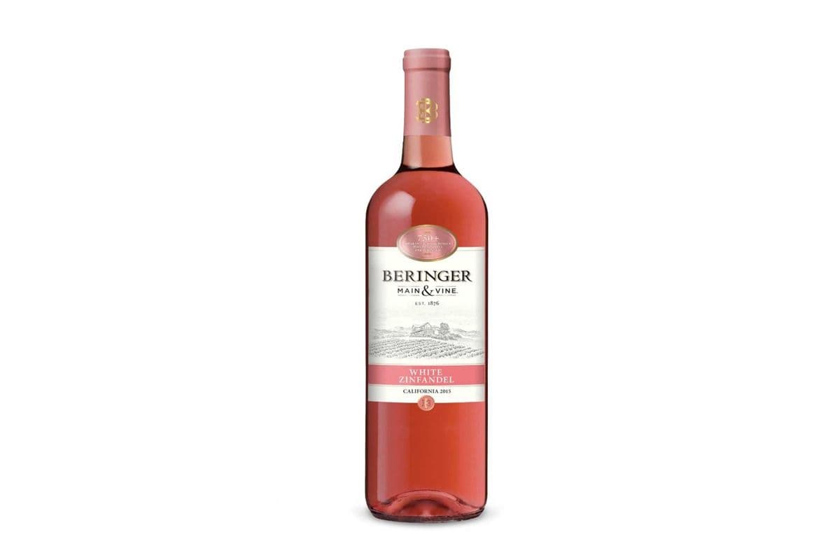 239756. BERINGER MAIN & VINE WHITE ZINFANDEL (1 x 750ML)
