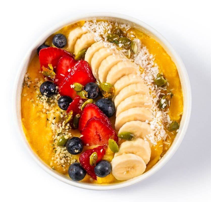 Mango Smoothie Bowl / Bol de smoothie à la mangue
